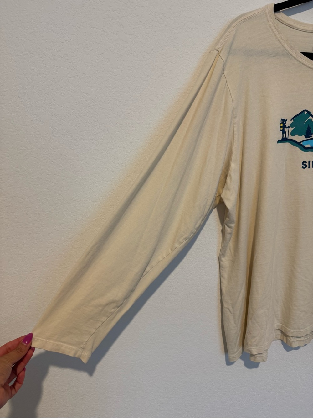 Life Is Good Crusher Long Sleeve Simplify Graphic Tee - Picture 2 of 8
